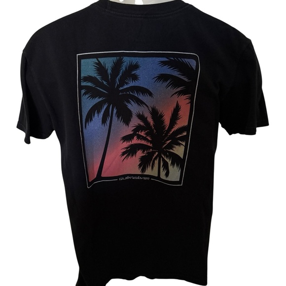 QUIKSILVER Sunrise Sunset Surf Tee Shirt Men M Medium - Picture 1 of 6